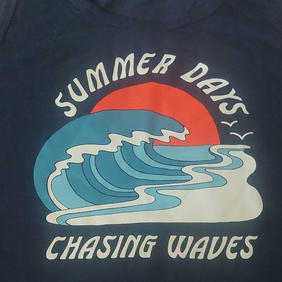 Old Navy Men's Navy Tank Top - Picture 2 of 5